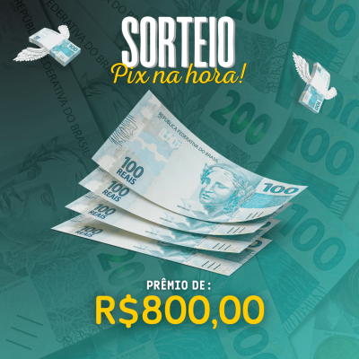 R$800 no PIX